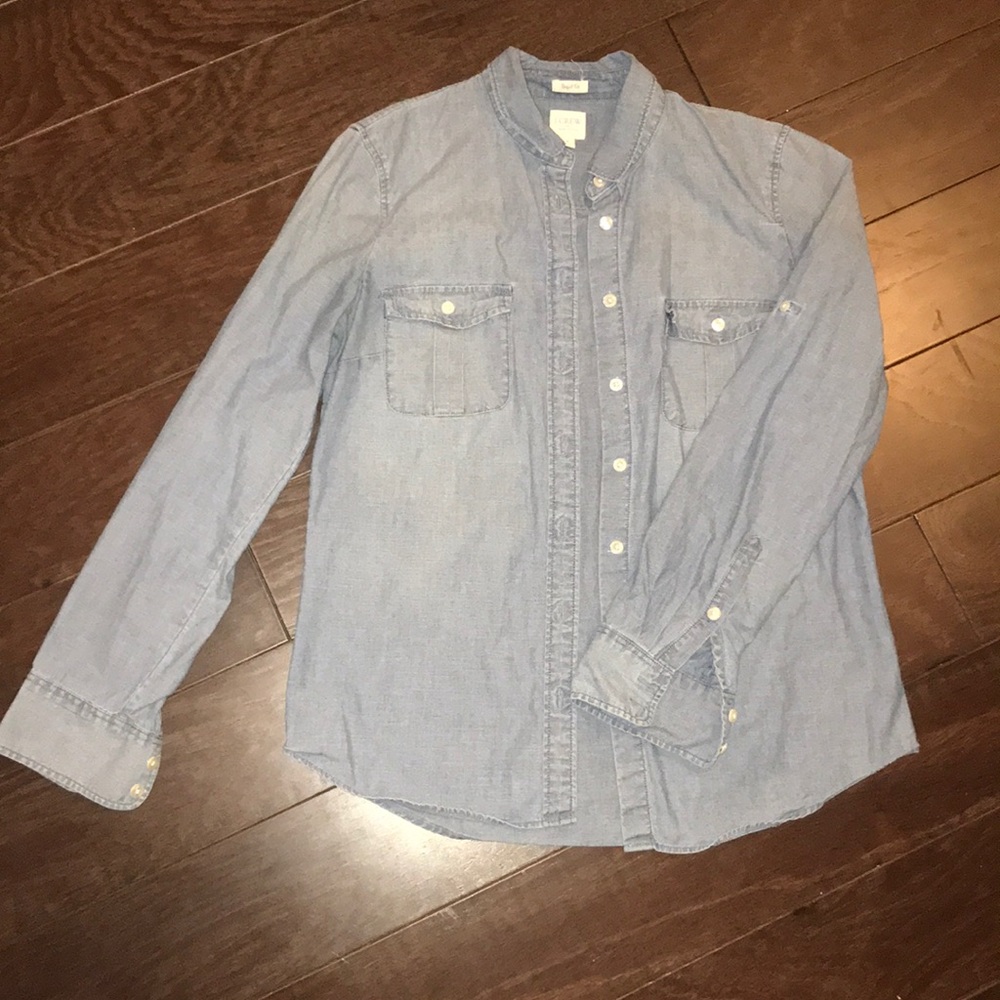 J. Crew denim button up